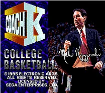 

Coach K College Basketball 16 bit MD Game Card For Sega Mega Drive For Genesis