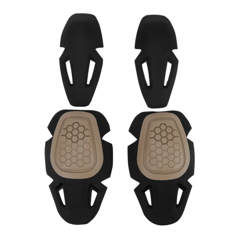 4pcs/set Airsoft Hunting Protective Gear Knee Pads Elbow Paintball Skate Scooter Kneepads Sports Safety Guard | Спорт и развлечения