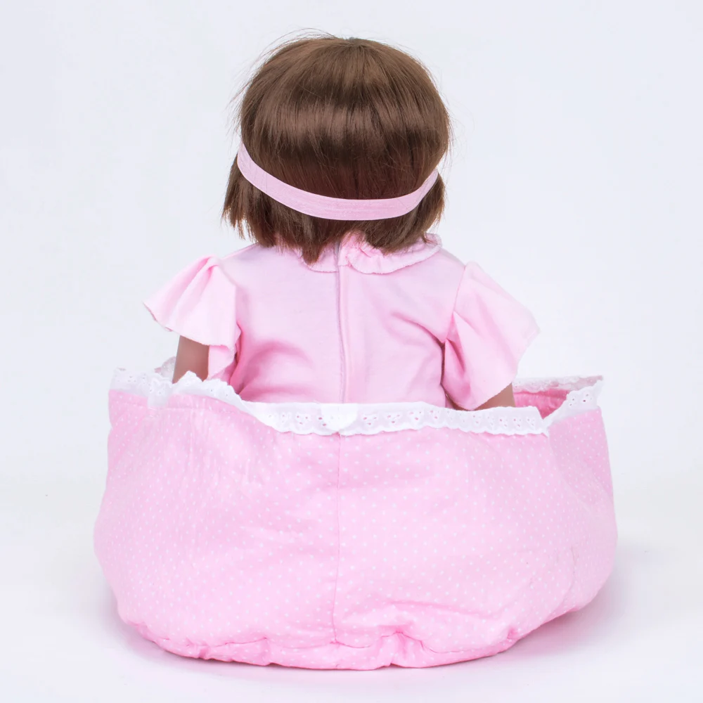 22 дюйма 55 см Горячая куклы Reborn Baby игрушка мягкий полный силиконовый корпус Винил Реалистичная Bebe Кукла Реалистичная игрушка для детей подарок на день рождения