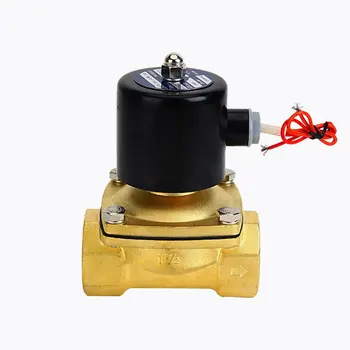 

Full copper normally closed solenoid valve brass Normal temperature closed solenoid valve water valve 1 Piece