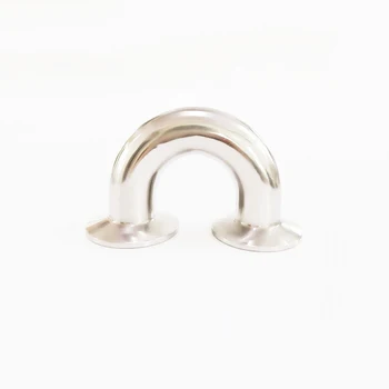 

1" 25mm OD 304 Stainless Steel Sanitary Ferrule 180 Degree Elbow Pipe Fitting For Home Brew Homebrew Fit 1.5" Tri Clamp