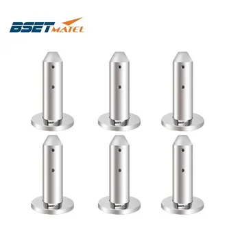 

Mirror Polish 6 Pieces/Lot Duplex 2205 stainless steel barkets glass pool fencing spigot for swimming pool balustrade handrail