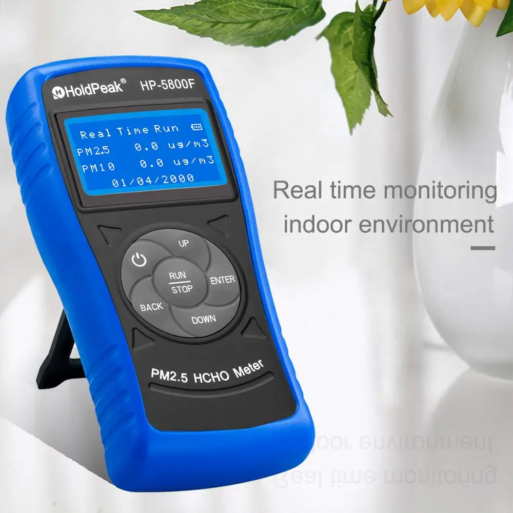 HoldPeak HP 5800F цифровой HCHO PM2.5/10 детектор Крытый Открытый тестер качества воздуха