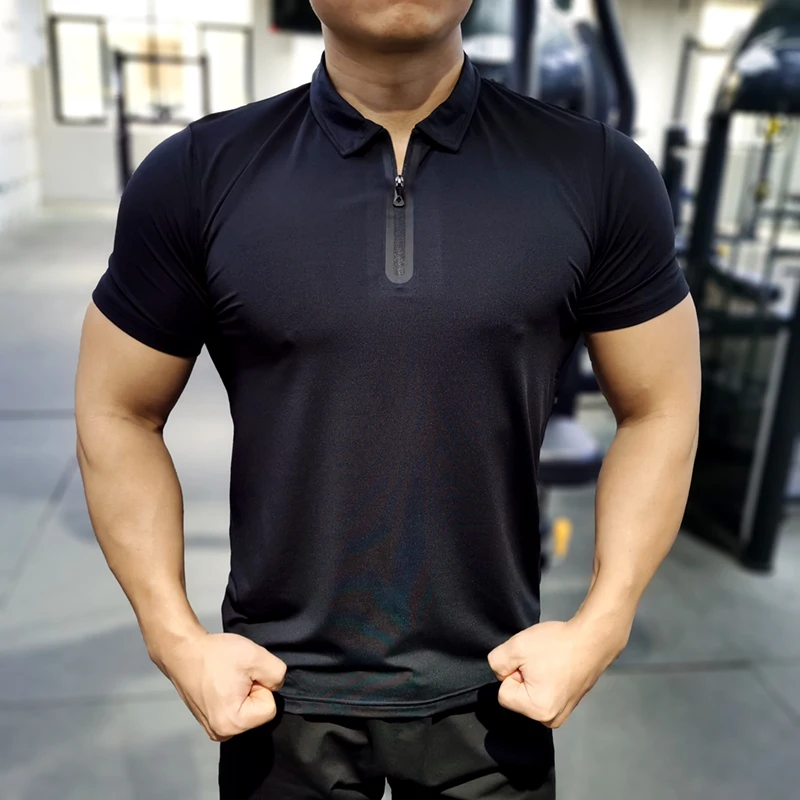 Men Short Sleeve Running Shirt Sports 