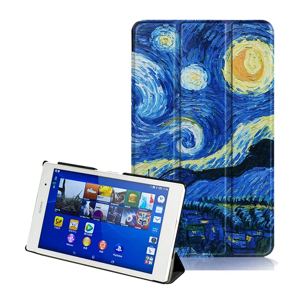 SONY Z3 SY XK Чехол-подставка из искусственной кожи для sony Xperia Z3 Tablet Compact 8 дюймов с магнитом+ защита экрана+ стилус - Цвет: SONY Z3 SY XK