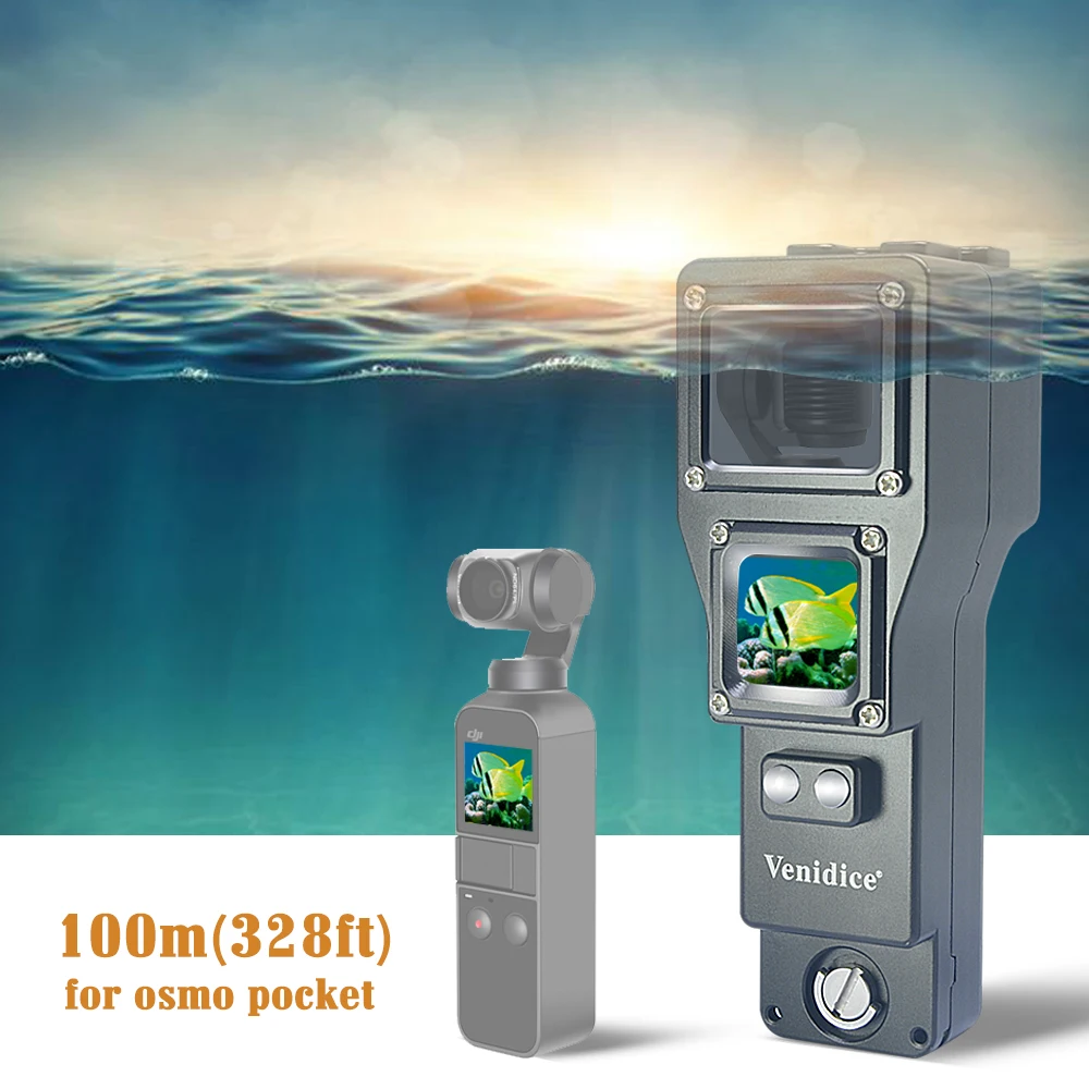 Mcoplus алюминиевый сплав Osmo Карманный чехол для дайвинга корпус водонепроницаемый