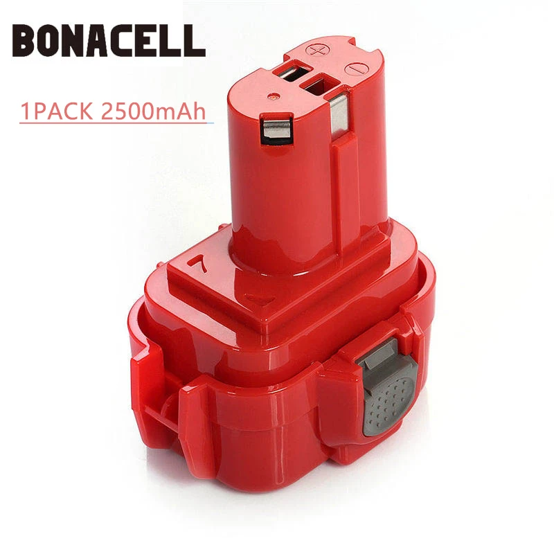 1PACK 2.5Ah Bonadget 3500mAh 9,6 V ni-mh аккумуляторная батарея электроинструмента для Makita PA09 9120 9122 6207D 192595-8,192596-6 L30 - Цвет: 1PACK 2.5Ah