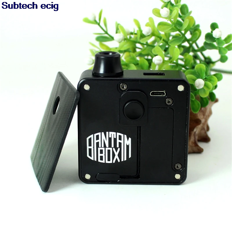 100% originall SXK Bantam Box mod SXK 30w bb mini box with USB port black silver color bb box 5ml huge bottle mods Free Shipping
