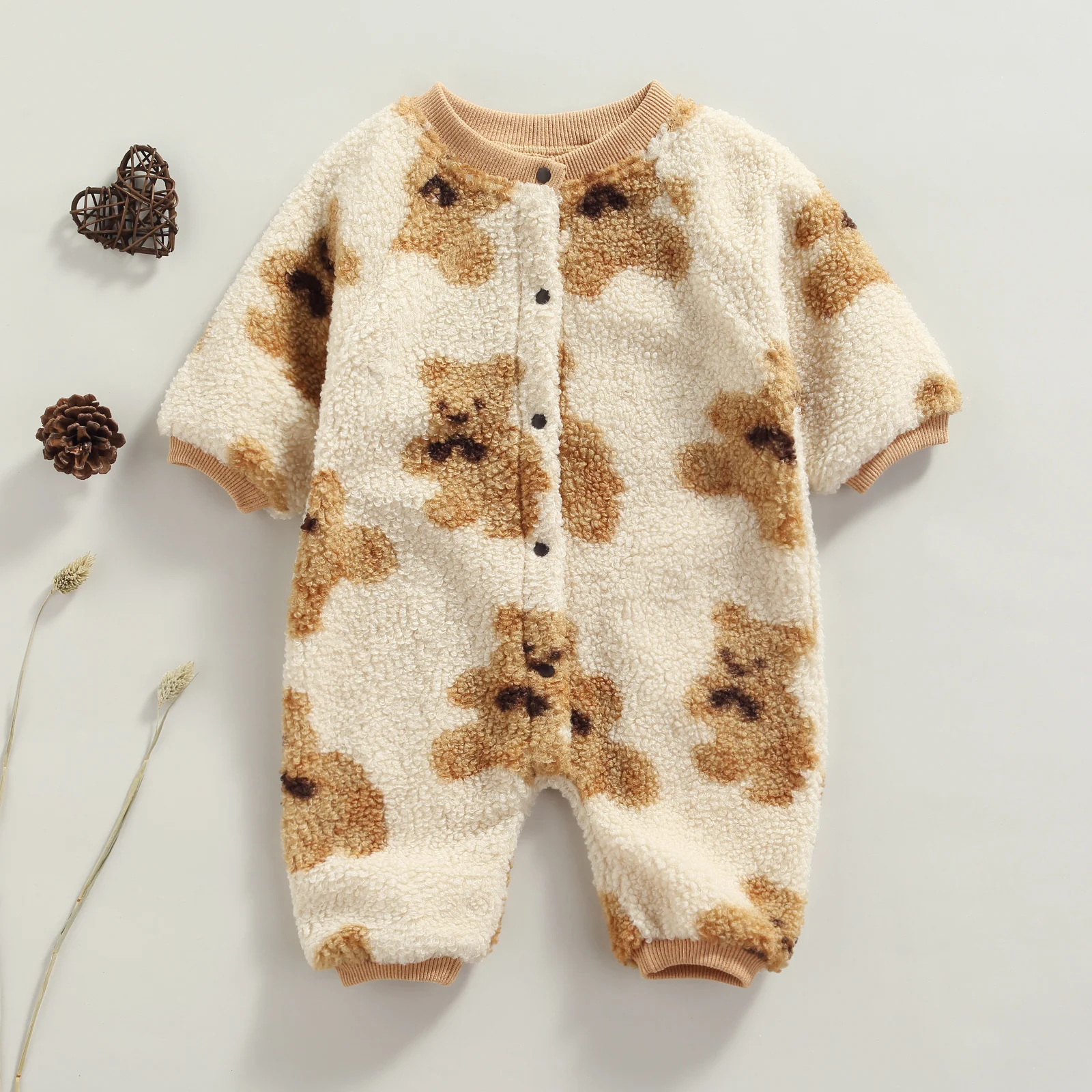   ҳ ҳ ܿ   峭 ٷ Ϳ  μ   ư ٿ  Ʈ Playsuit  0-24M