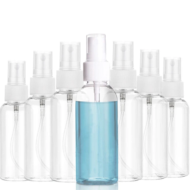 5Pcs Spray Bottle 10ml 30ml 50ml 60ml 100ml Empty Vial Refillable