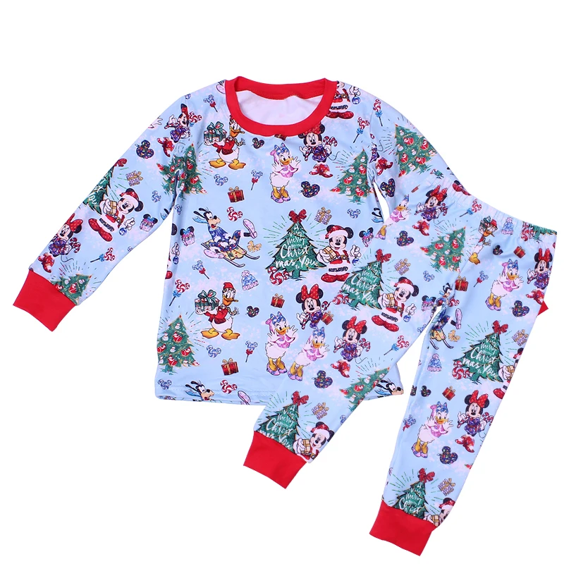 2-8Y Christmas Boy Pajamas Toddler Girls Christmas Pjs Kids Winter Clothes Baby Boys Sleepwear Xmas Grinch Pajamas Set