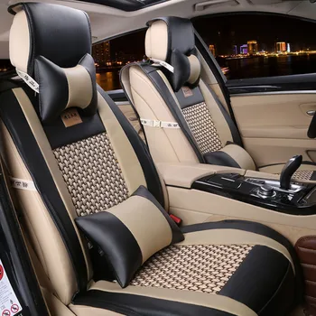 

cm Leather Spell Viscose Automobile Seat Cushion New Style All-season Seat Pad Seat Cushion Sub-Seat Cover Interior Trim Supplie