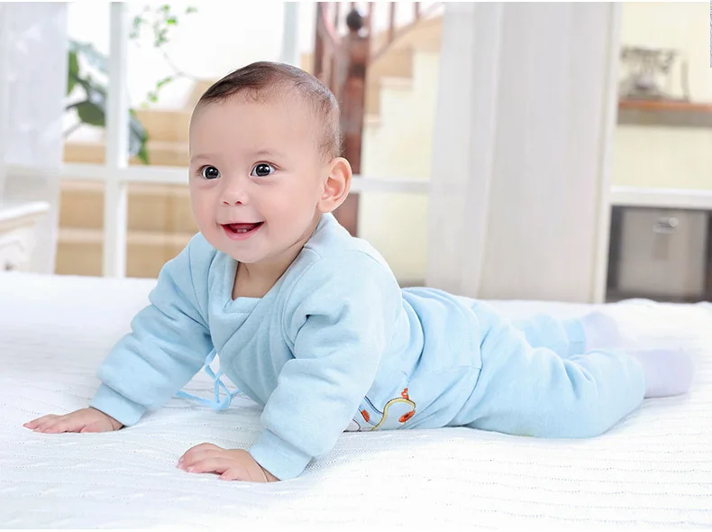 Babies' Cotton-padded Clothes Set Spring, Autumn And Winter 0-6 Month Newborns Clothes Cotton Baby Cotton-padded Jacket Cotton C