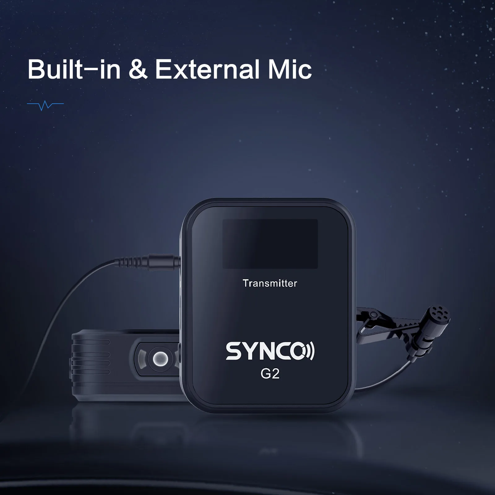 SYNCO G2 A2 Video Shooting Camera Audio Home Studio Microphone Microphone for Karaoke Wireless Mic Professional Microphones