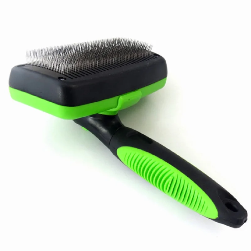 

Professional Pet Grooming Brush Comb Dog Self Cleaning Slicker Open Knot Shaving Comb Pet Dog Fur Shedding Brush