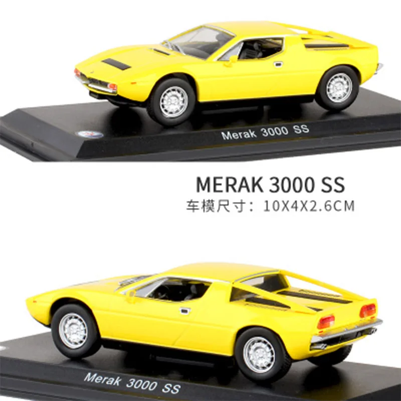 1:43 LEO модель автомобиля из сплава Maserati MERAK 3000SS Коллекция украшения для детских