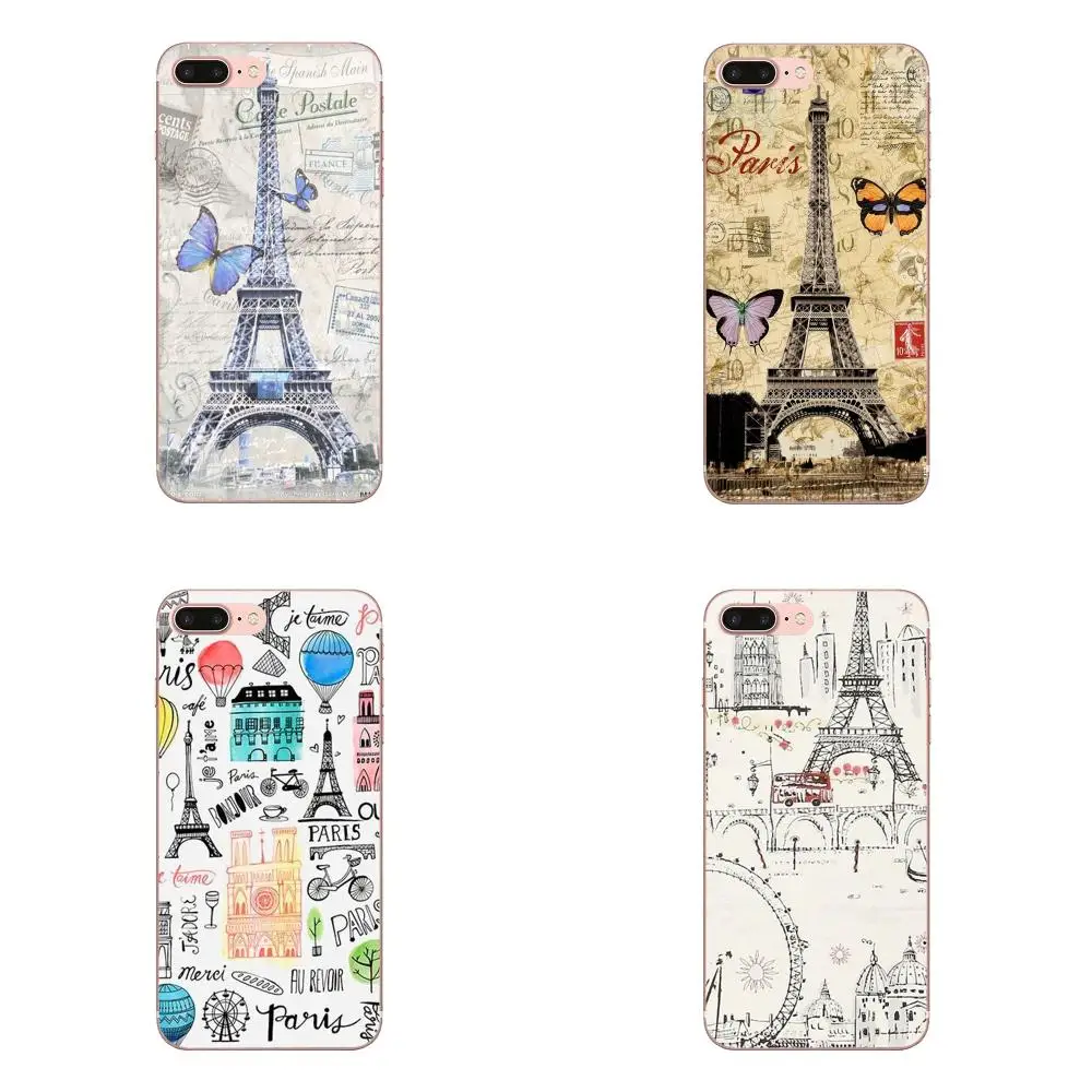 Мягкие чехлы с изображением Парижской Эйфелевой башни популярные для Xiaomi Redmi 3 3S 4