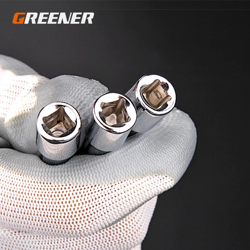 GREENER Socket Ratchet Wrench Extension Bar 1/4