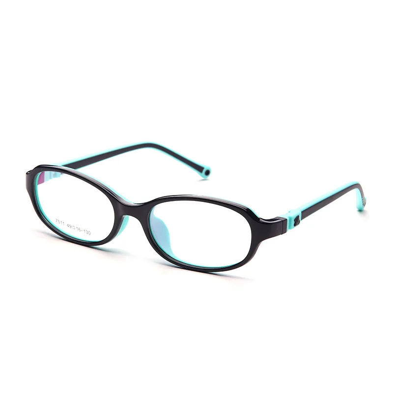 C3 Seemfly Kids Glasses Frame Anti Blue Light TR90 Prescription Eyeglasses Myopia Children Silicone Rubber Girls Boys Spectacles - Цвет оправы: C3