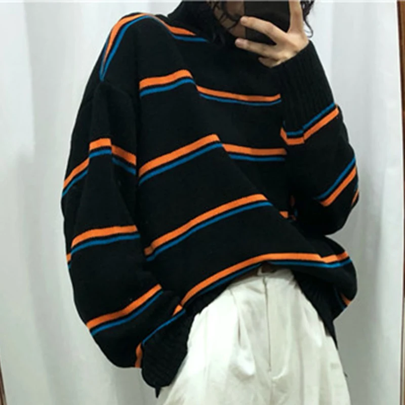 Осенне-зимние женские свитера и пуловеры в Корейском стиле с длинным рукавом, повседневный укороченный свитер, тонкий однотонный вязаный джемпер, свитер mujer