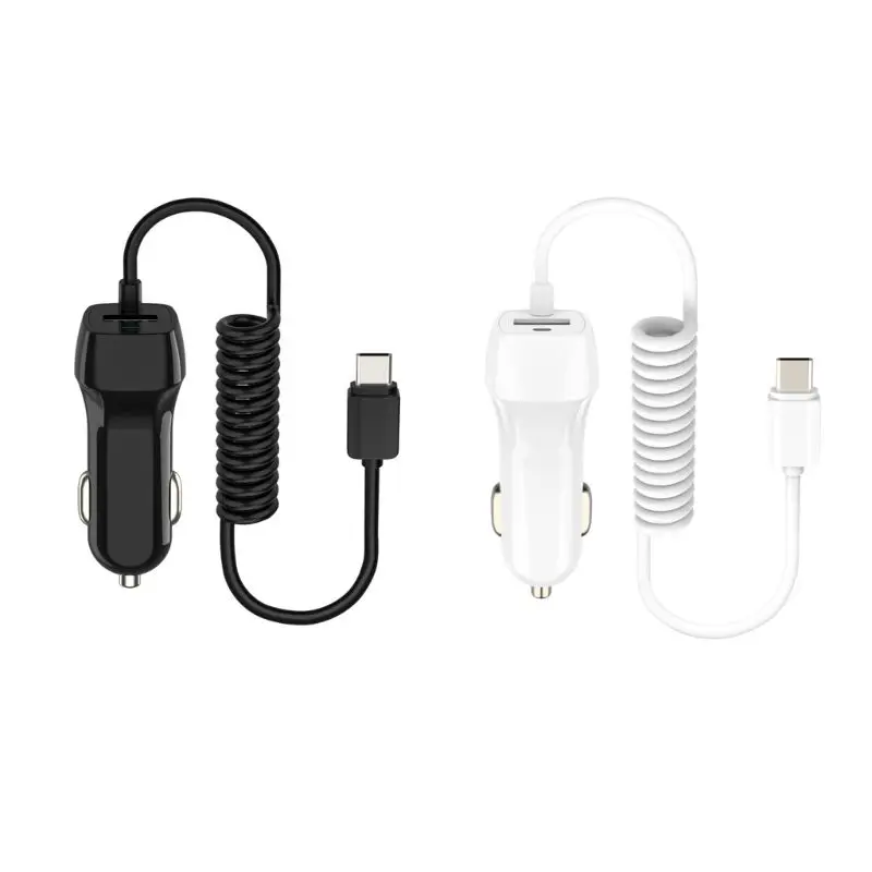 Автомобильное зарядное устройство USB для смартфона с зарядным кабелем типа C samsung