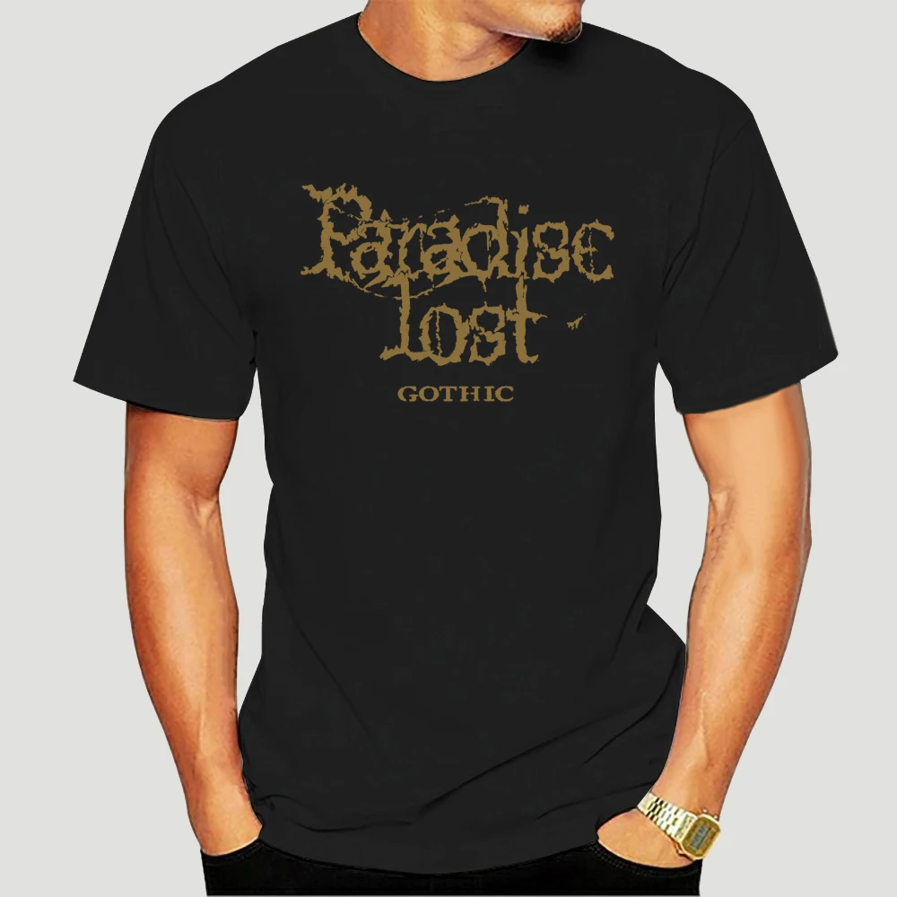 Футболка Paradise Lost готика новые хлопковые летние Стильные топы футболка | Женская