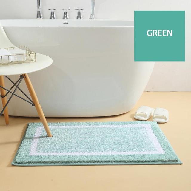 40 * 60cm Simple Non Slip Bath Mat Bathroom Carpet Mat In The Bathroom Comfortable Bath Pad,Large Size Bedroom Bathroom Rugs