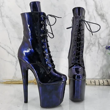 

Leecabe 20CM/8inches Pole dancing shoes High Heel platform Pole Dance boot