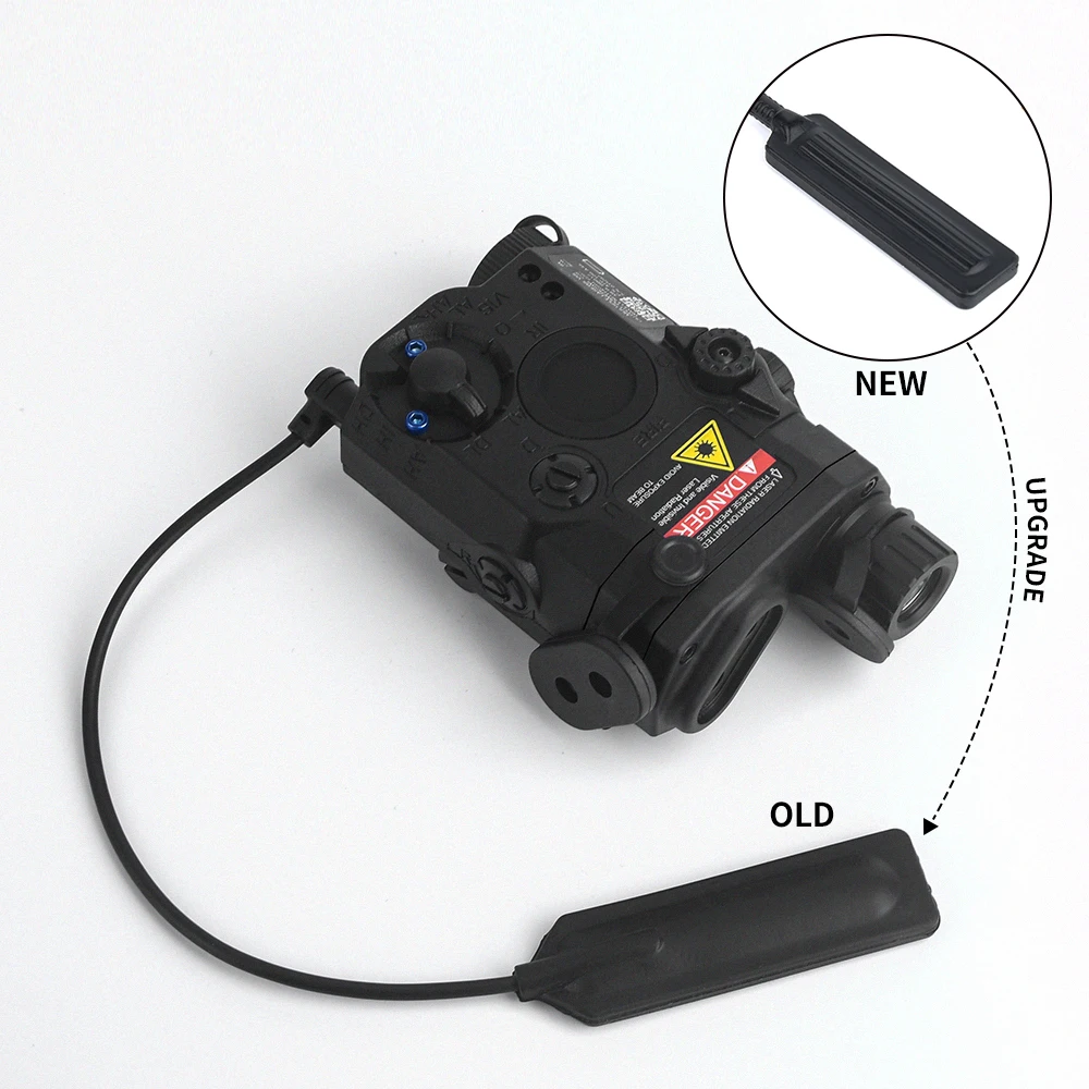 WADSN Airsoft LA-5C PEQ15 Red Dot IR Laser Weapon Flashlight Tactical LA5 PEQ-15 Laser Sight 200 Lumes Hunting Armas Scout Light
