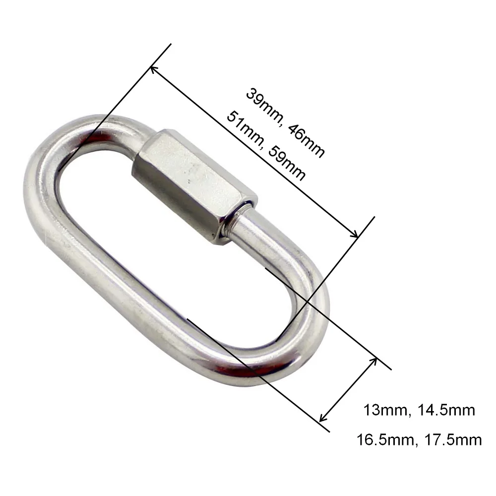 5pcs aco inoxidavel mosquetao quick link 5mm 01