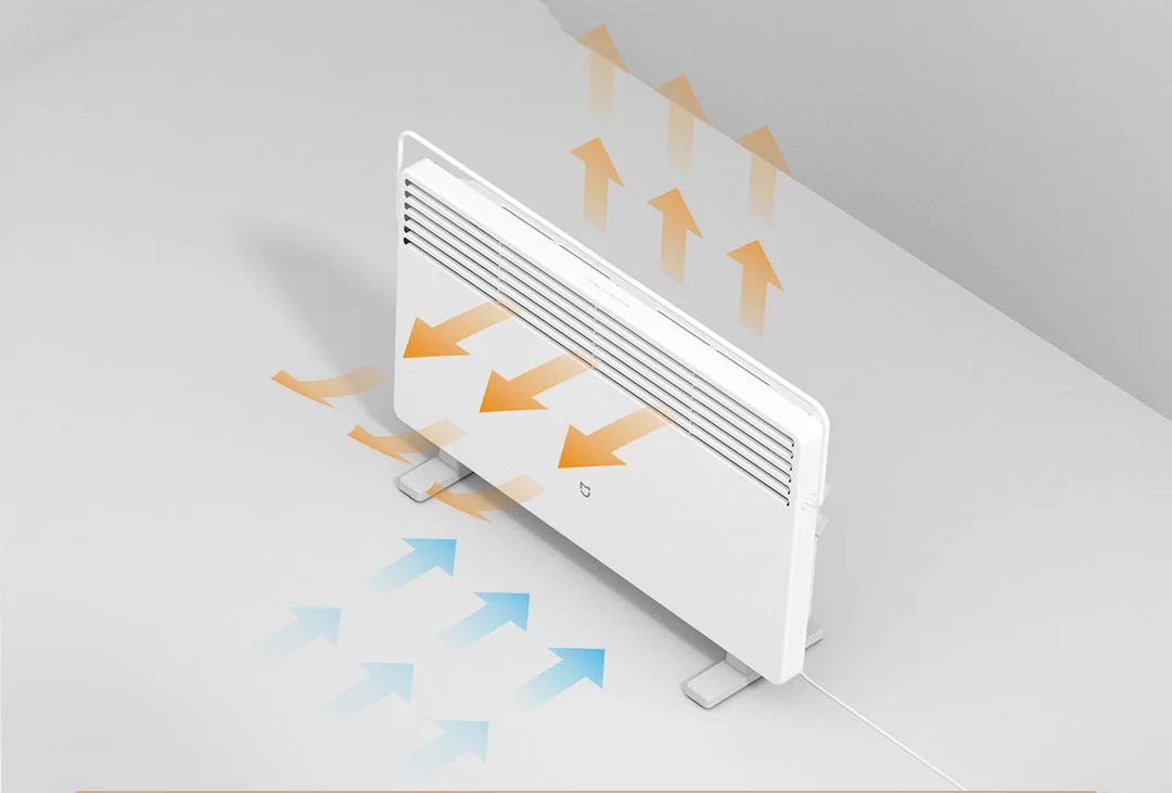 XIAOMI электрический обогреватель умная версия быстро удобные обогреватели для дома комнаты Быстрый конвекторный вентилятор для камина настенный обогреватель бесшумный