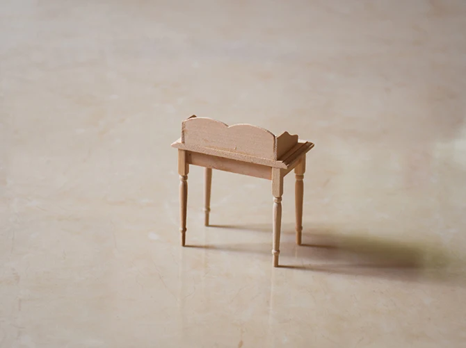 M02-X002 children baby gift Toy 1:12 Dollhouse mini Furniture Miniature rement wooden color Indoor storage 1pcs
