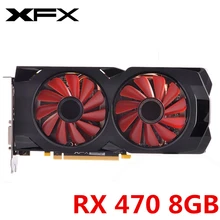 Xfx rx 470 8gb placas gráficas, amd radeon rx470 8gb 2048sp placas de tela de vídeo gpu desktop computador jogo mapa videocard não mineração