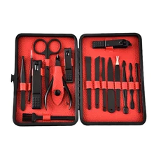 16 шт. кусачки для ногтей из нержавеющей стали, ножницы для ногтей, набор, маникюрный набор, принадлежности для ухода за телом, пинцет, нож для маникюра, дизайн ногтей