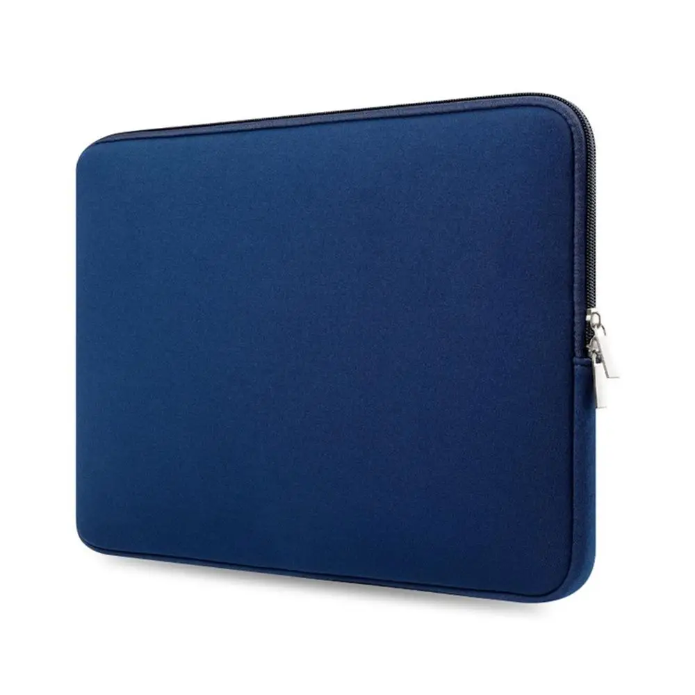 Тетрадь сумка для ноутбука Macbook Air 11/13/15 дюймов ноутбука чехол для планшета для Macbook Pro Противоударная защита сумка Прямая - Цвет: Синий