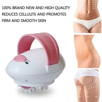 

3D Roller Body Shaping Massager Electric Massager Vibrating Handheld Shiatsu Rolling Full Sliming Anti-Cellulite Body Massa N2N4