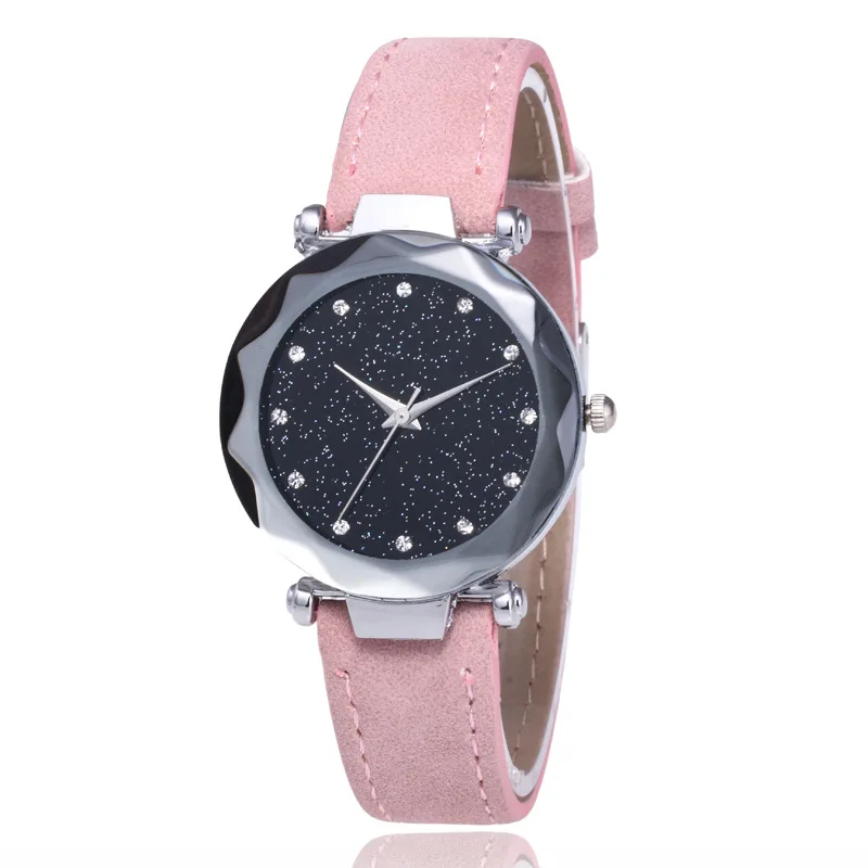 

New Style Korean-style Fashion Stars Diamond Set Women's Versatile Belt Watch Douyin Celebrity Style Student Quartz Watch