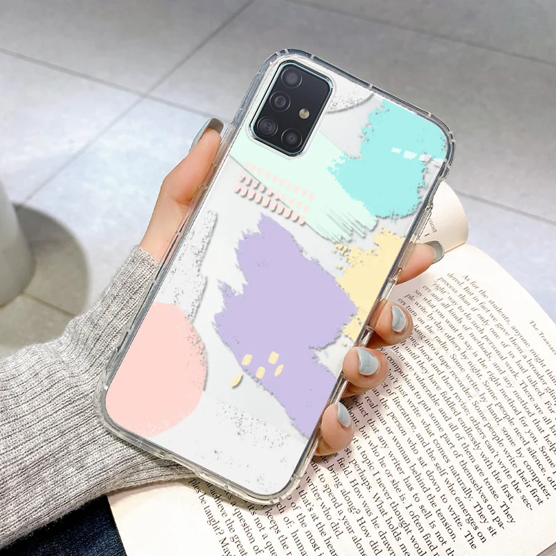 For Samsung Galaxy A51 Case Silicone Clear Funda On Samsung A51 4G 5G Protective Case Soft Coque Galaxy A 51 Shockproof Bumper samsung cases cute Cases For Samsung