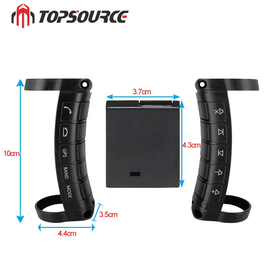 TOPSOURCE DVD НАВИГАЦИЯ пульт дистанционного управления кнопки универсальные автомобильные аксессуары Многофункциональный беспроводной контроллер рулевого колеса