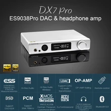 Топпинг DX7PRO ES9038PRO USB DAC XMOS XU208 усилитель наушников CSR8675 Bluetooth 5,0 LDAC DSD1024 32 бит 768 кГц декодер