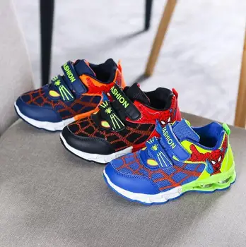 

Disney children's cartoon spiderman iron man non-slip soft bottom boy casual shoes sports shoes student breathable shoes