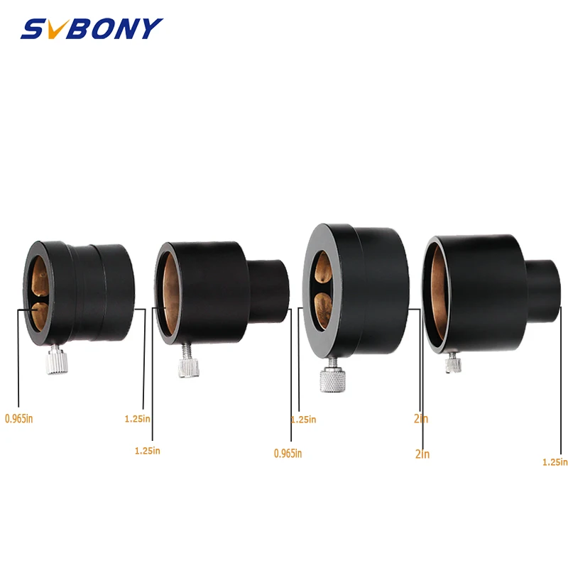 Good Buy SVBONY Telescope Eyepiece Adapter 1.25" to 0.965"/0.965" to 1.25"/2" to 1.25"/1.25" to 1zW9xwnZj