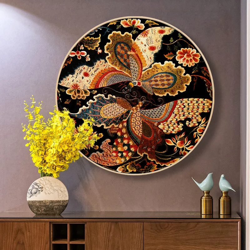 Needlework,DIY PeacockPhoenix living room small flower Cross stitch,Sets For Embroidery kit Full embroidery Cross-Stitching
