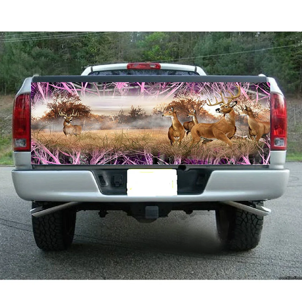 Whitetail Buck Blaze охотничий камуфляж Автомобильная наклейка водонепроницаемый декор наклейка задняя дверь