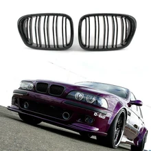 Новая глянцевая черная решетка радиатора для BMW E39 5-Series 525 528 1995-2004, передний бампер Gri Новая глянцевая черная решетка радиатора для BMW E39 5-Series 525 528 1995-2004, передний бампер Gri