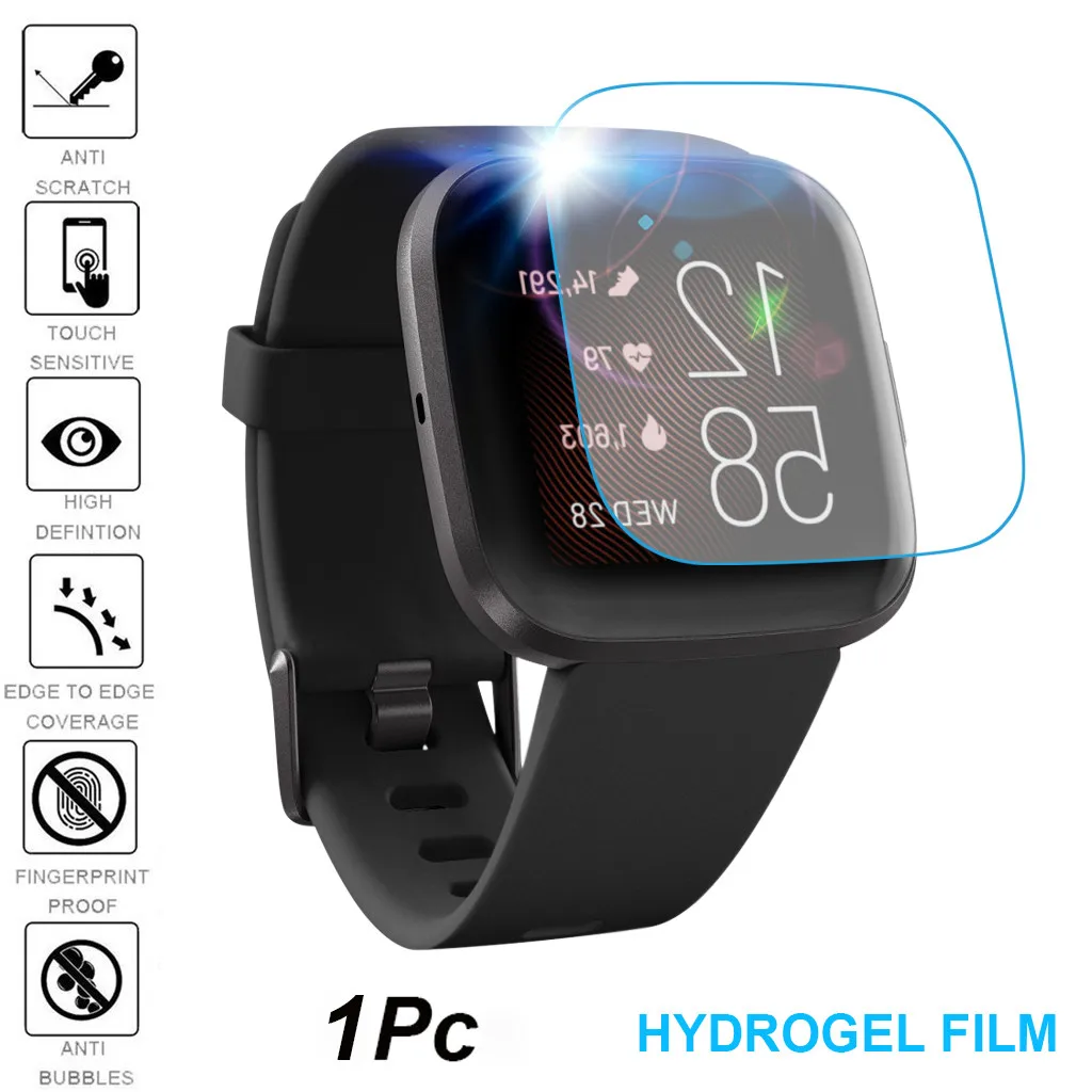 Гидрогелевая защитная пленка для Fitbit Versa 2 Smart Watch 1 упаковка 3 упаковка мягкая защитная пленка для экрана Спортивная 19 сентября