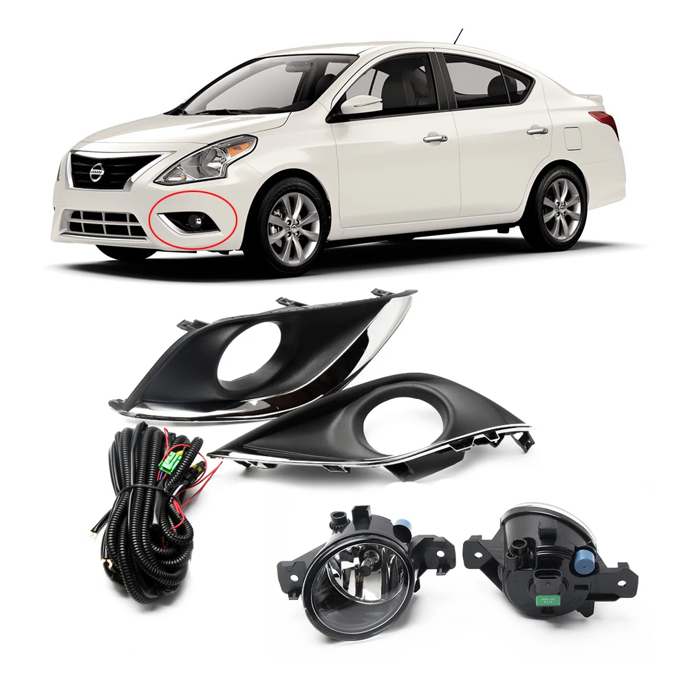 Противотумансветильник M &amp C для Nissan Sunny 2014 2015 VERSA Sedan ALMERA N17 автомобильный
