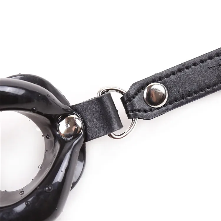 Mouth Gag Open Ball O-shaped Soft Silicone Mouth Plug Oral Slave Fetish Bondage Restraints Slave Sex Toys_voghion.com