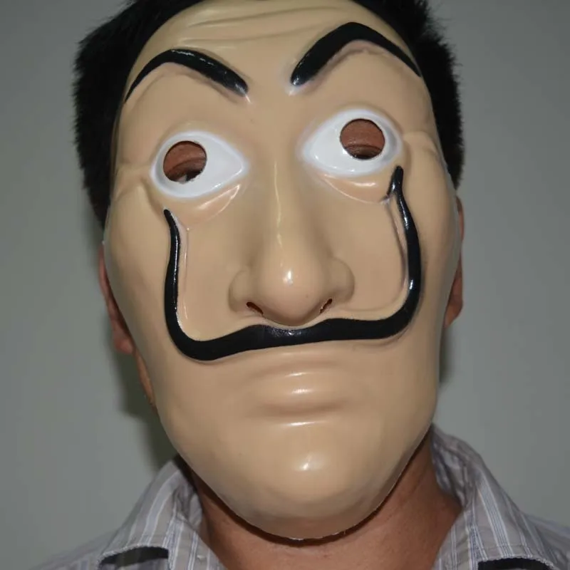 Стиль дали маска Salvador Dali драма La Каса де Papel дом карт реквизит