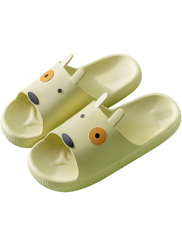 Lady Sandals In The Summer Of Household Indoor Cute Couple  Anti-skid Bathroom Shower Bath Mute Boy Cool Slippers